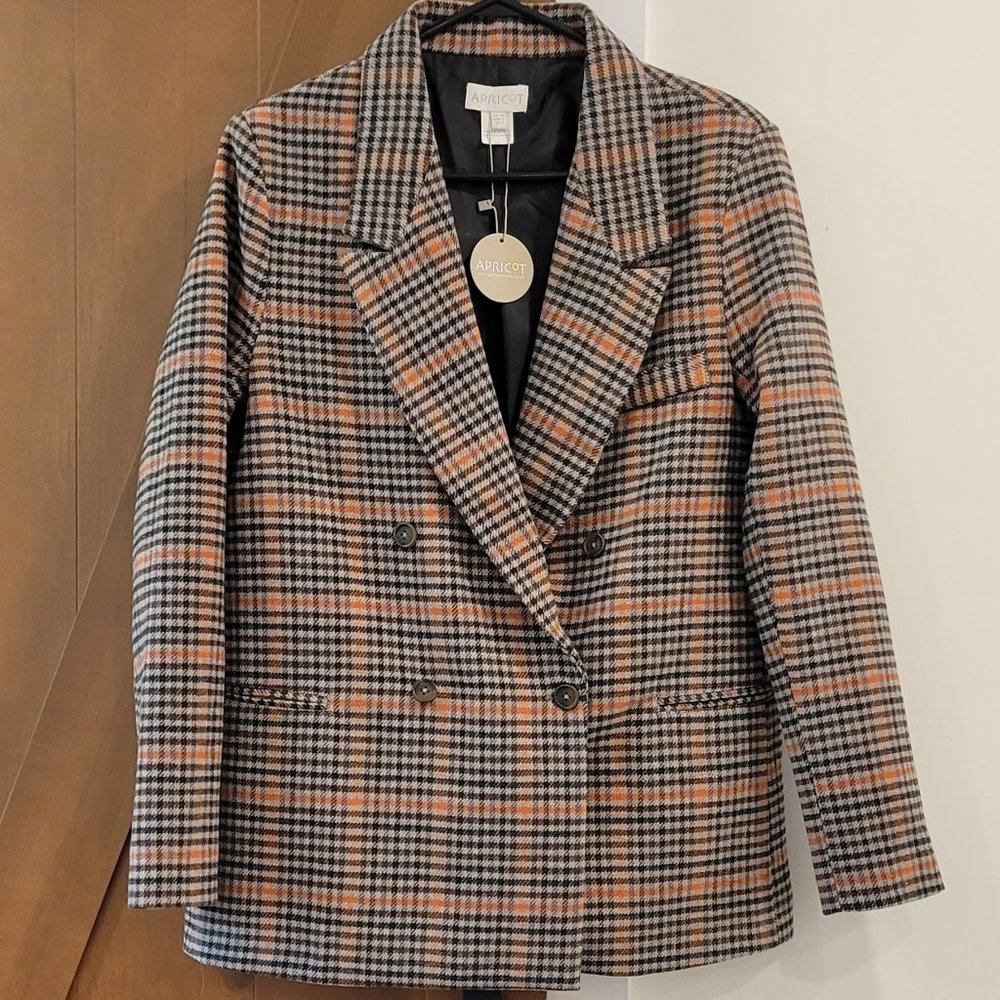 NWT Apricot Ladies Heritage Warm Check Blazer size 6 - Picture 6 of 9
